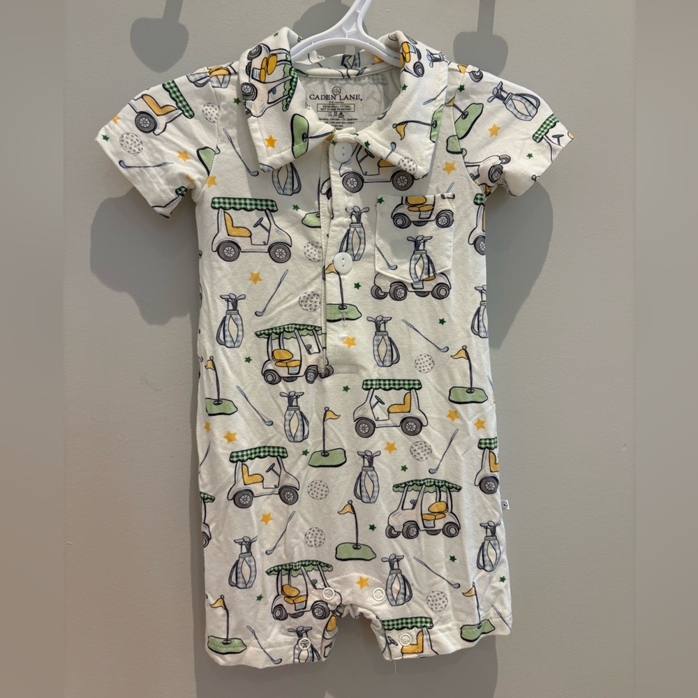Caden Lane Polo Shortall 3-6M